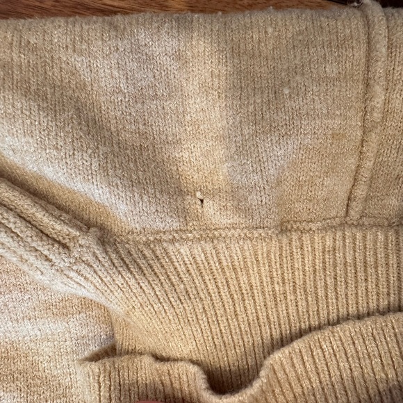 Evereve oatmeal turtleneck sweater size xsmall - Picture 3 of 4